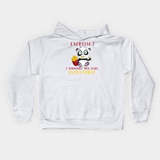 Extra Fries Panda Kids Hoodie